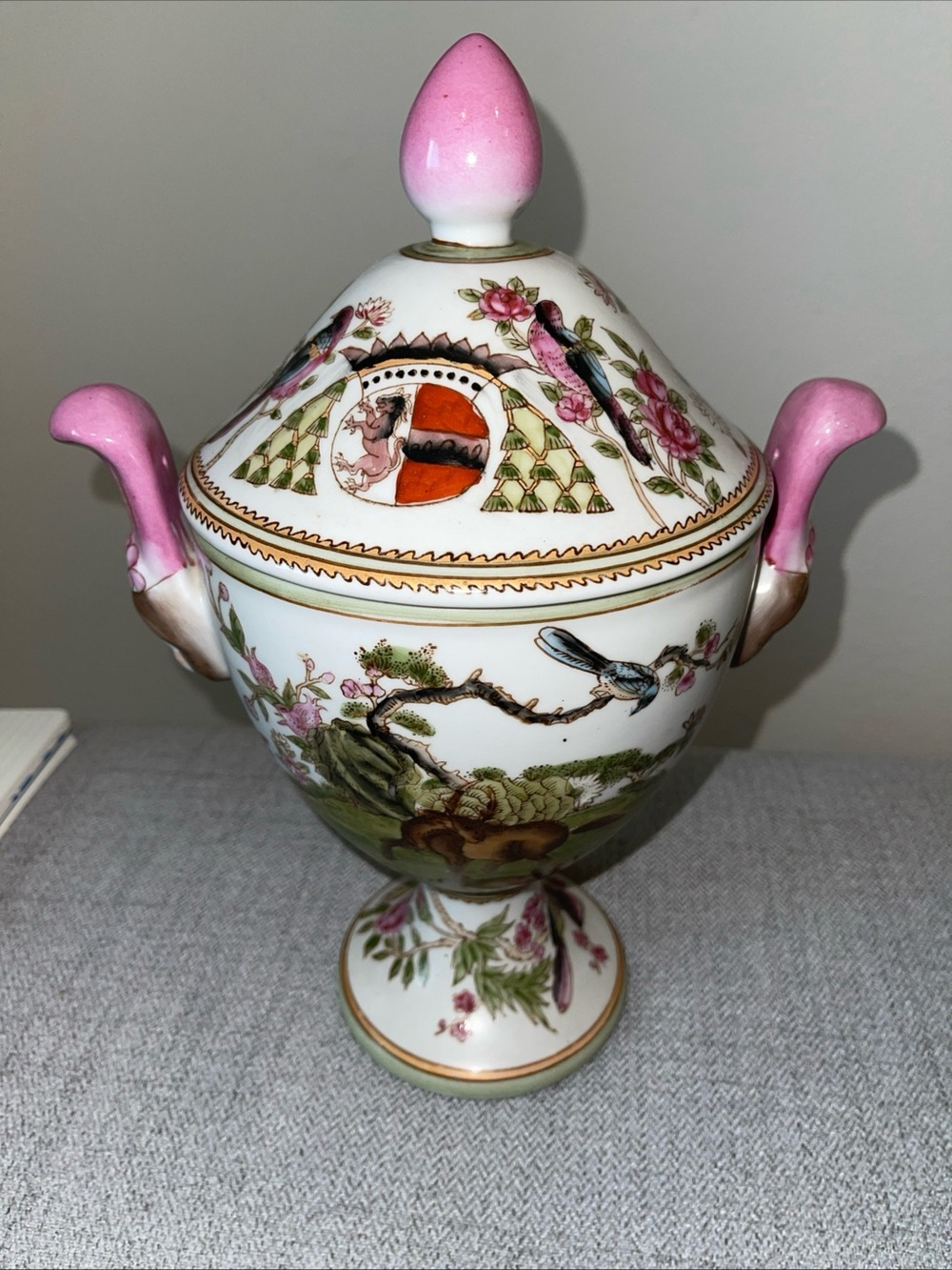 Famille Rose Ginger Jar